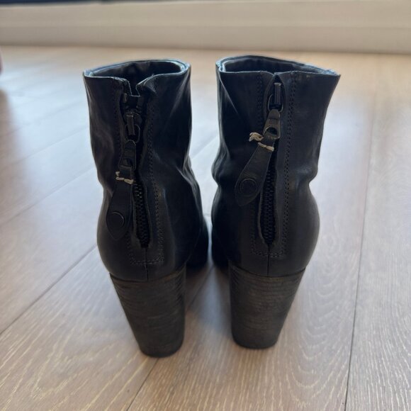 rag & bone Newbury Black Ankle Boots - Picture 4 of 6